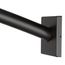 Matte Black 5' Curved Shower Rod, Csr2167bl