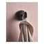 Iso Matte Black Single Robe Hook, DN0703BL