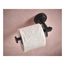 Iso Matte Black Single-post Paper Holder, DN0709BL