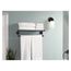 Iso Matte Black Towel Shelf, DN0794BL