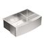 30" X 21" Stainless Steel 18 Gauge Single Bowl Sink, Apron, G18121