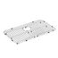 Stainless Steel Rear Drain Bottom Sink Grid Accessory 28" X 16", GA771