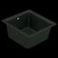 25" X 22" X 9.5" Granite Single Bowl Dual Mount Sink, GGB3018B