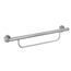 Chrome 24" Grab Bar w/ Towel Bar, LR2350DCH