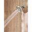 Quattro Brushed Nickel 4 Function 6-1/2" Diameter Spray Head Rainshower