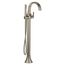 Doux Brushed Nickel 1 Handle Tub Filler Includes Hand Shower, S3105BN