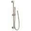Brushed Nickel Eco-performance Square 1" Diameter Handheld Shower w/ 30" Slide Bar, S3880EPBN