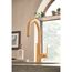 Sto Brushed Gold 1 Handle Pulldown Kitchen Faucet, S62308BG