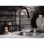 Paterson Matte Black 1 Handle Pulldown Kitchen Faucet, S72003BL