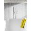 90 Degree Chrome 1 Handle Tub Filler Includes Hand Shower