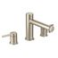 Align Brushed Nickel 2 Handle Roman Tub Faucet, T393BN