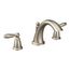 Brantford Brushed Nickel 2 Handle Roman Tub Faucet, 6.5" Spout Reach, T4943BN