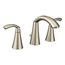 Glyde Brushed Nickel 2 Handle Bathroom Faucet, Widespread, T6173BN