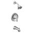 Glyde Chrome Posi-temp Tub And 3.5" Diameter Shower Trim, 2.5 Gpm, T62743