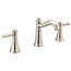 Belfield Polished Nickel 2 Handle Bathroom Faucet, Widespread, T6405NL