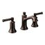 Dartmoor Oil Rubbed Bronze 2 Handle Bathroom Faucet, Widespread