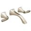 Voss Polished Nickel 2 Handle Wall Mount Bathroom Faucet, T6906NL
