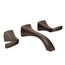 Voss Oil Rubbed Bronze 2 Handle Wall Mount Bathroom Faucet, T6906ORB