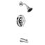 Crhome Single Handle Posi-temp Pressure Balancing Tub And Shower Trim , 2.5 Gpm, T8389