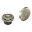 Brushed Nickel Push-n-lock Tub Drain Kit With 1-1/2" Threads, T90331BN