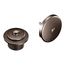 Oil Rubbed Bronze Push-n-lock Tub Drain Kit With 1-1/2" Threads, T90331ORB