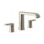 Genta Lx Brushed Nickel 2 Handle Roman Tub Faucet, T908BN