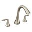 Eva Brushed Nickel 2 Handle Roman Tub Faucet, T943BN