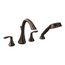 Eva Oil Rubbed Bronze 2 Handle Roman Tub Faucet Includes Hand Shower, T944ORB