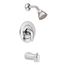 Chateau Chrome Tub And 2.5" Shower Head Trim, 2.5 Gpm
