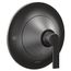 Doux Matte Black Posi-temp Valve Trim, TS2201BL