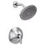 Doux Chrome Posi-temp Rainshower Trim, 2.5 Gpm, TS2202