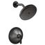 Doux Matte Black Eco Performance Posi-temp Rainshower Trim, 1.75 Gpm, TS2202EPBL