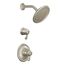 Brushed Nickel Exacttemp Rainshower Trim, 2.5 Gpm, TS3400BN