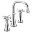 Colinet Chrome 2 Handle Bathroom Faucet, Widespread, TS44103