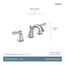 Brantford Two Handle High Arc Bathroom Faucet w/ M-pact Valve And Drain (Brushed Nickel), TV6620BN
