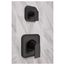 Genta Lx Matte Black M-core Transfer Valve Trim, UT2401BL