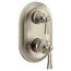 Wynford Brushed Nickel M-core 3-series w/ Integrated Transfer Valve Trim, UT5500BN
