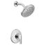 Doux Chrome M-core 3-series Rainshower Trim, 2.5 Gpm, UTS3202