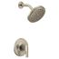 Doux Brushed Nickel Eco Performance M-core 3-series Rainshower Trim, 1.75 Gpm, UTS3202EPBN