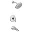 Doux Chrome M-core 3-series Tub And Rainshower Trim, 2.5 Gpm, UTS3203
