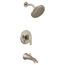 Doux Brushed Nickel M-core 3-series Tub And Rainshower Trim, 2.5 Gpm, UTS3203BN