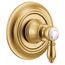 Weymouth Brushed Gold M-core Transfer Vertical Spa Valve Trim, UTS32205BG