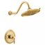 Weymouth Brushed Gold M-core 3-series Rainshower Trim, 2.5 Gpm, UTS33102BG