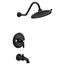 Weymouth Matte Black M-core 3-series Tub And Rainshower Trim, 2.5 Gpm, UTS33103BL
