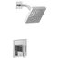 90 Degree Chrome M-core 3-series Rainshower Trim, 2.5 Gpm, UTS3715