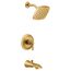 Flara Brushed Gold Eco Performance M-core 3-series Tub And Rainshower, 1.75 Gpm, UTS3913EPBG