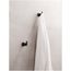 Doux Matte Black Single Robe Hook, YB0203BL
