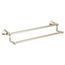 Flara Brushed Nickel 24" Double Towel Bar, YB0322BN