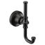 Colinet Matte Black Double Robe Hook, YB0503BL