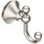 Wynford Brushed Nickel Double Robe Hook